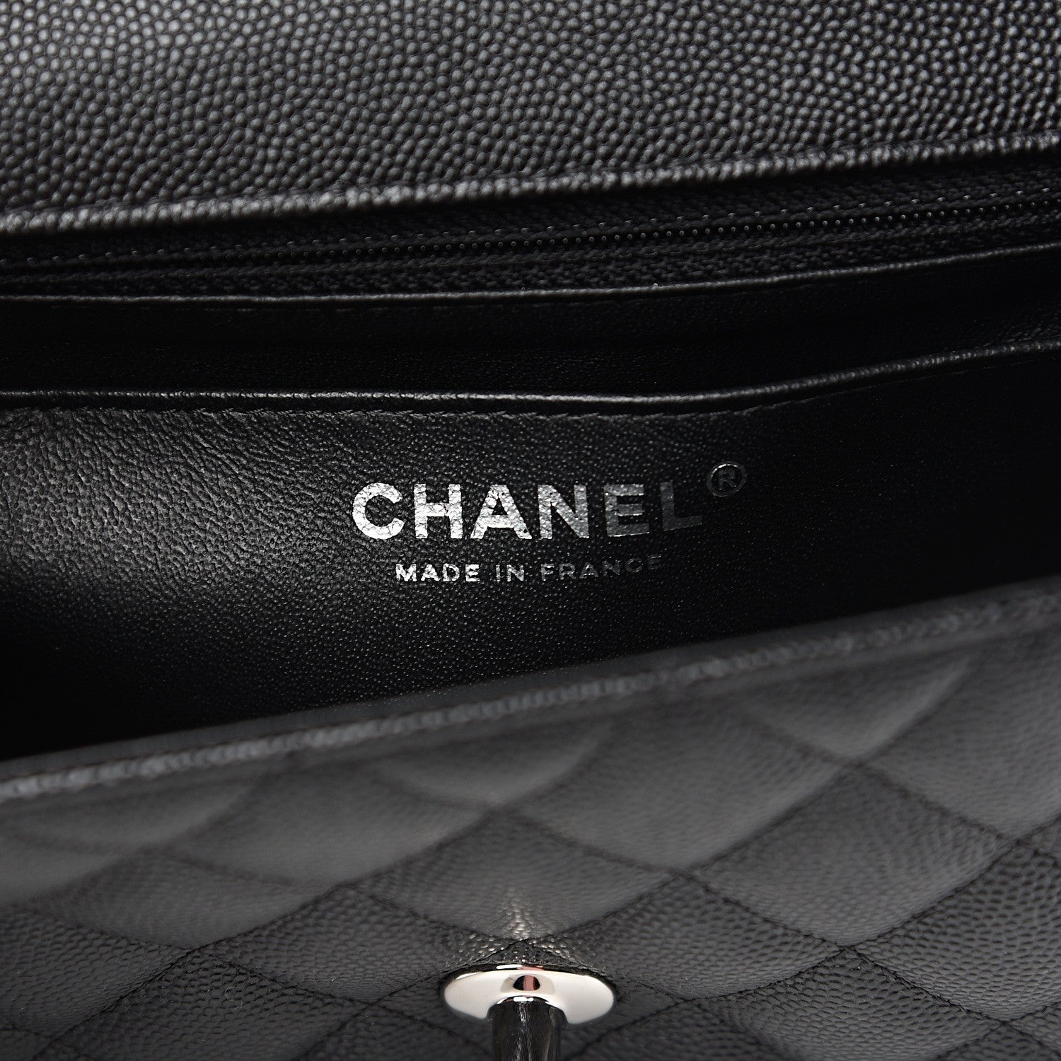 Chanel Caviar Quilted Mini Rectangular Flap Black 5 of 9