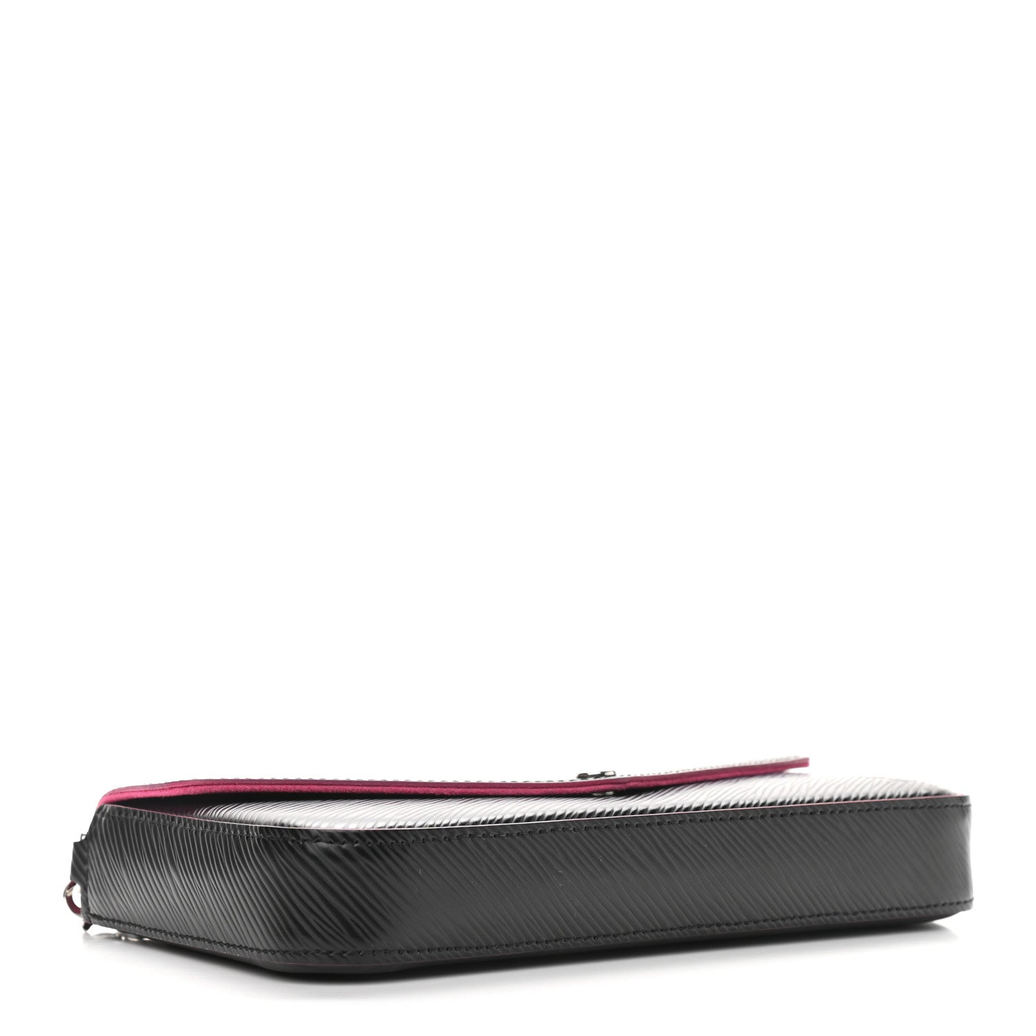 Louis Vuitton Epi Pochette Felicie Black Hot Pink 4 of 10