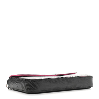 Louis Vuitton Epi Pochette Felicie Black Hot Pink 4 of 10