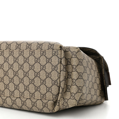 Gucci GG Plus Monogram Messenger Diaper Bag Dark Brown 11 of 12