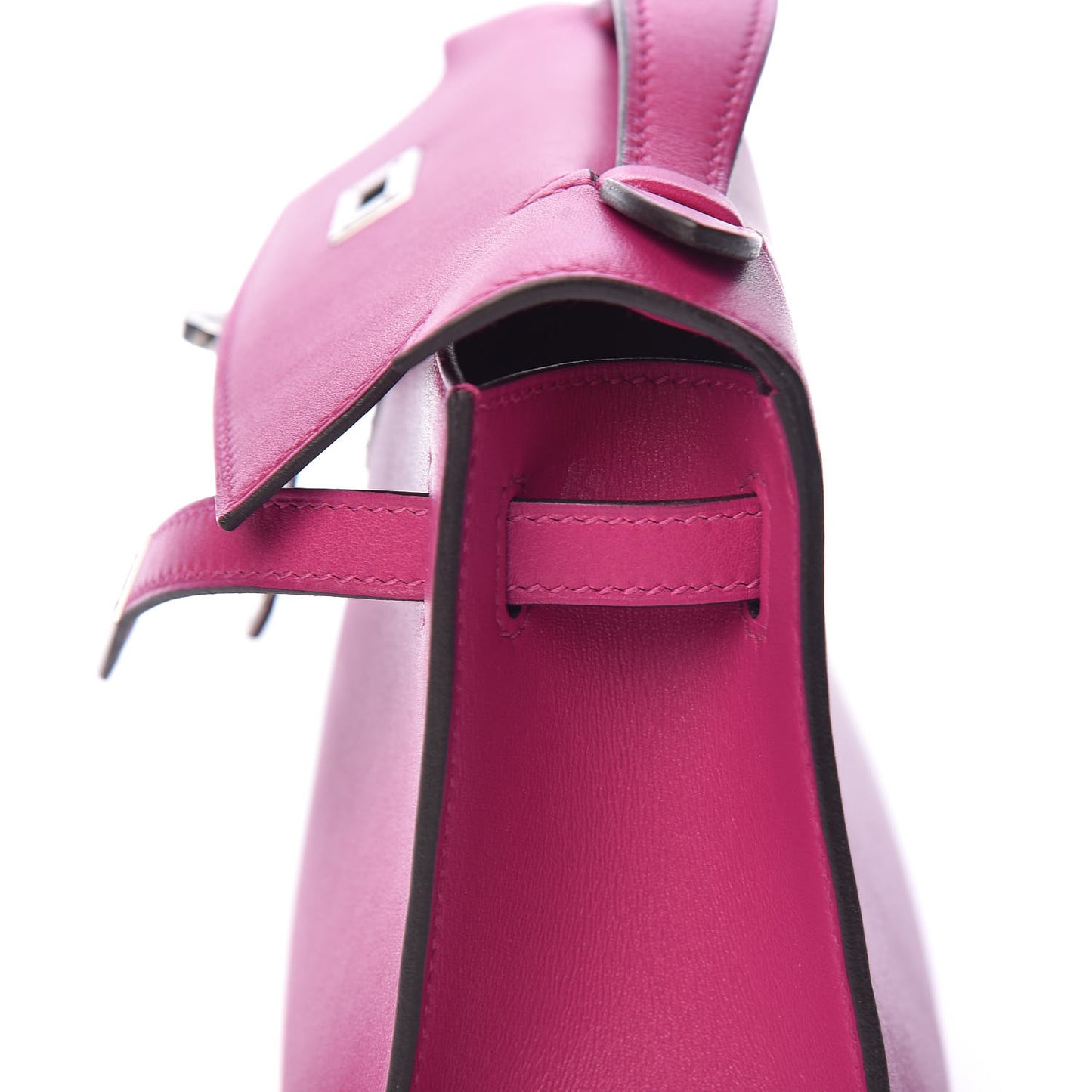 Swift Kelly Pochette Clutch Rose Pourpre
