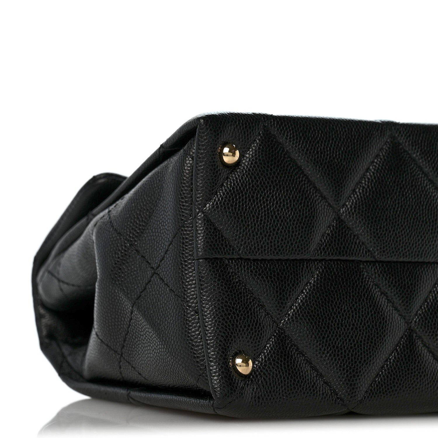 Chanel Caviar Quilted Mini Retro Twist Top Handle Flap Black 9 of 11