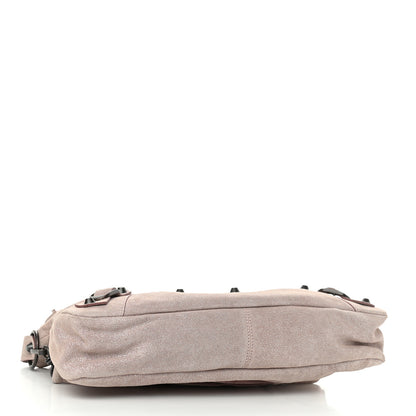 Balenciaga Metallic Craquele Calfskin Suede Classic Hardware First Old Rose 5 of 10