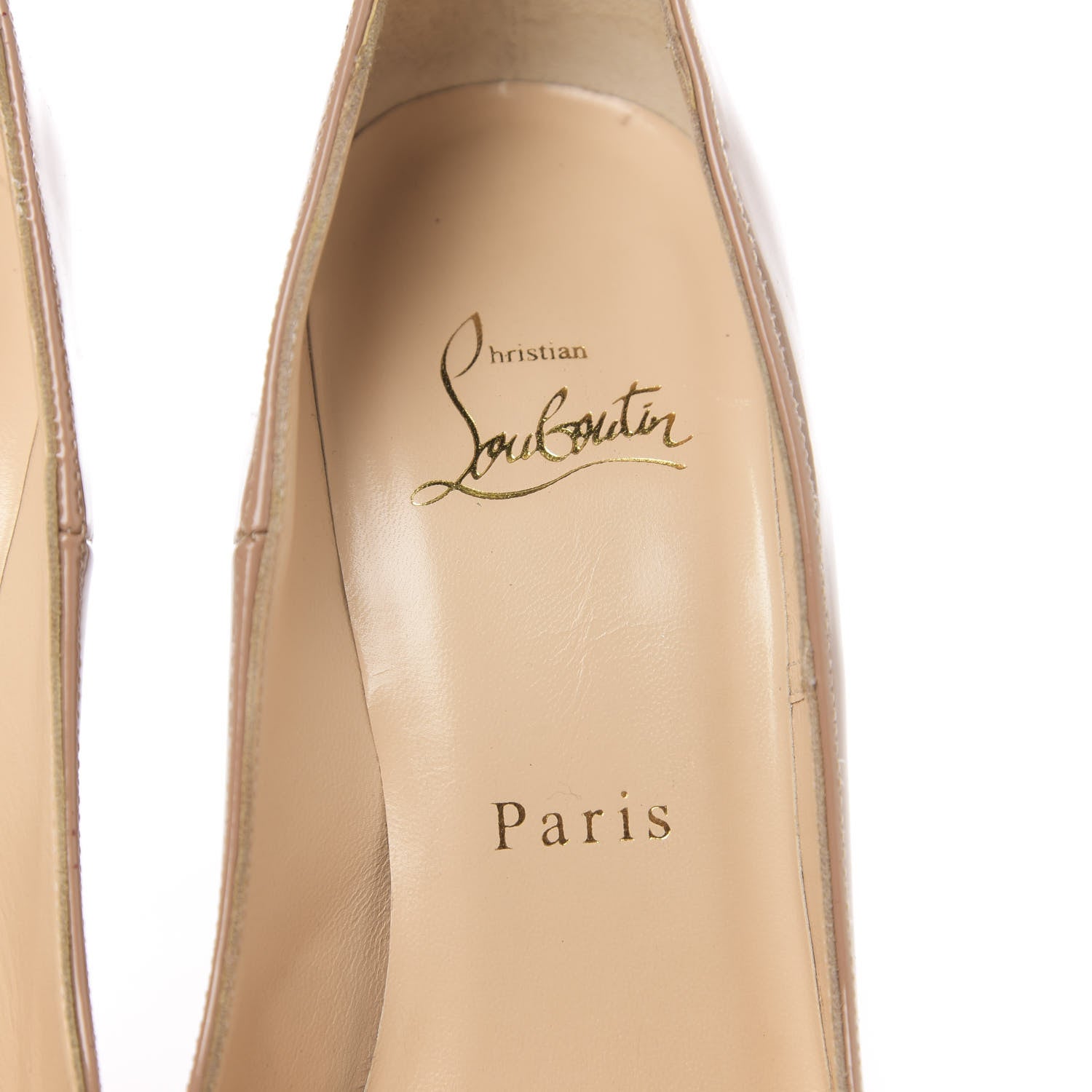 Christian Louboutin Patent So Kate 120 Pumps 36 Nude 6 of 10