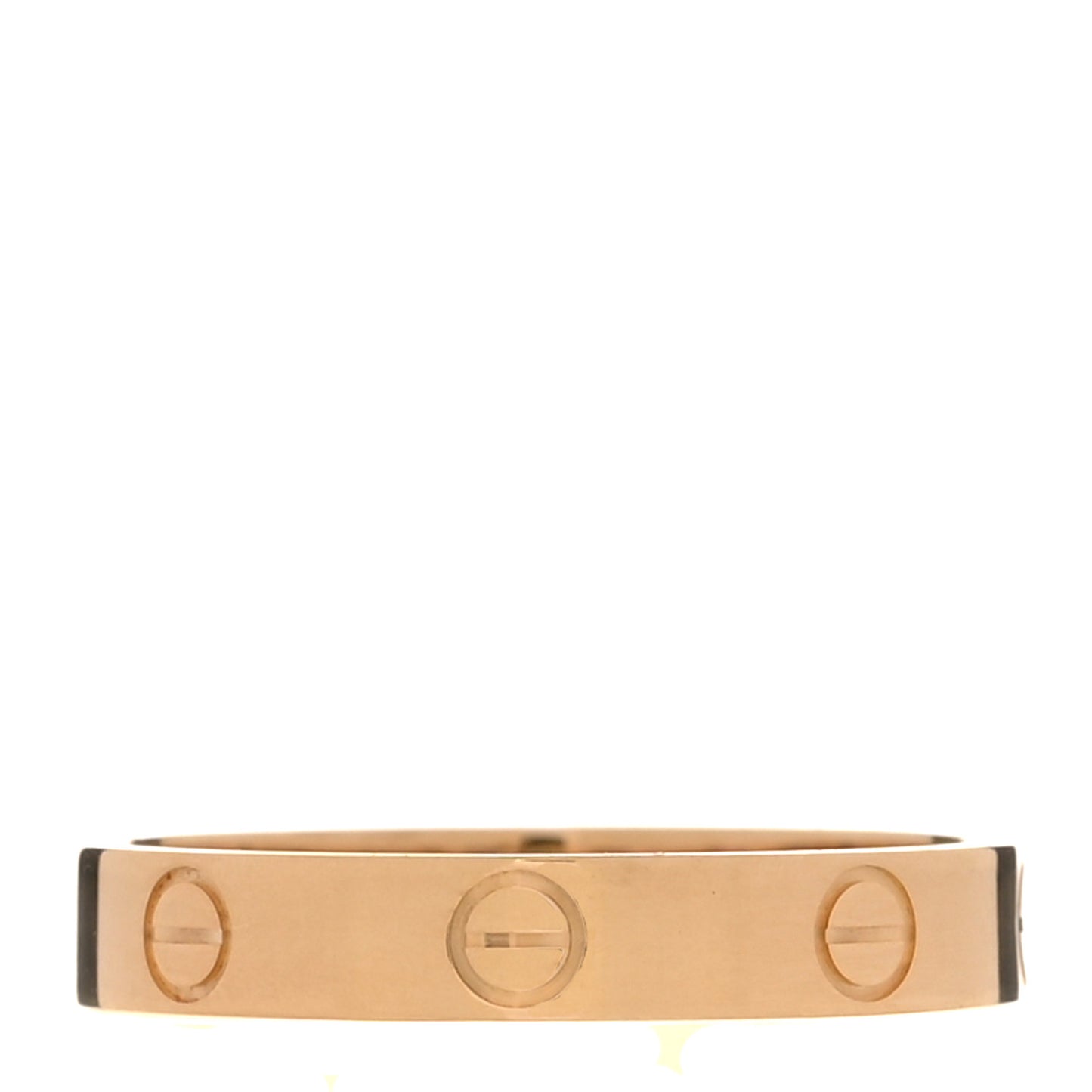 18K Yellow Gold 3.5mm LOVE Wedding Band Ring 58 8.5