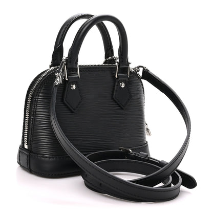 Louis Vuitton Epi Alma Nano Black 3 of 10