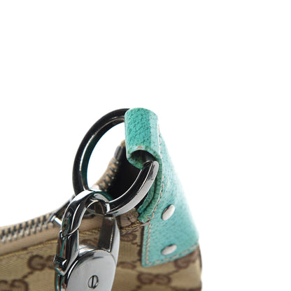 Gucci Monogram Classic Ring Hobo Turquoise 15 of 17