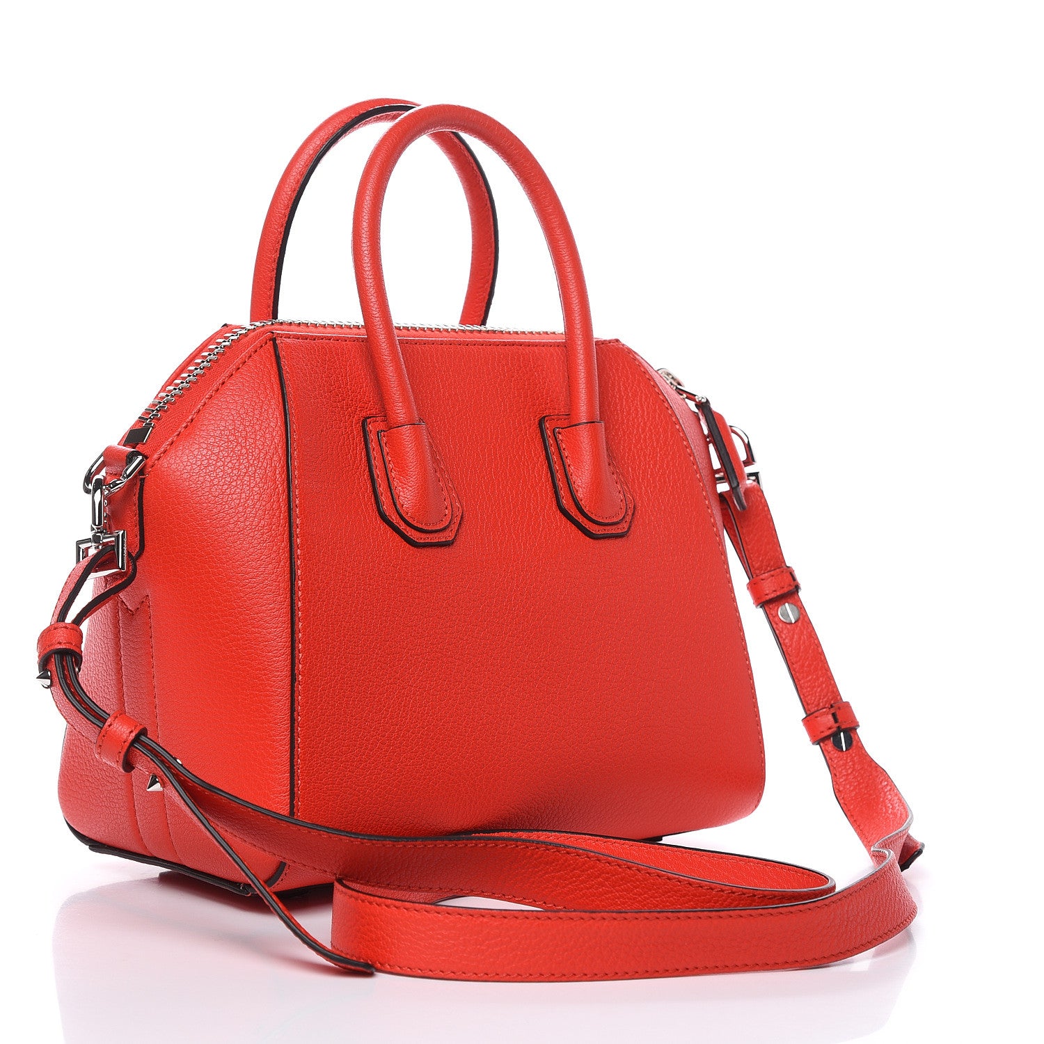 Givenchy Sugar Goatskin Mini Antigona Pop Red 3 of 9