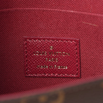 Louis Vuitton Monogram Pochette Felicie Chain Wallet Fuchsia 6 of 14