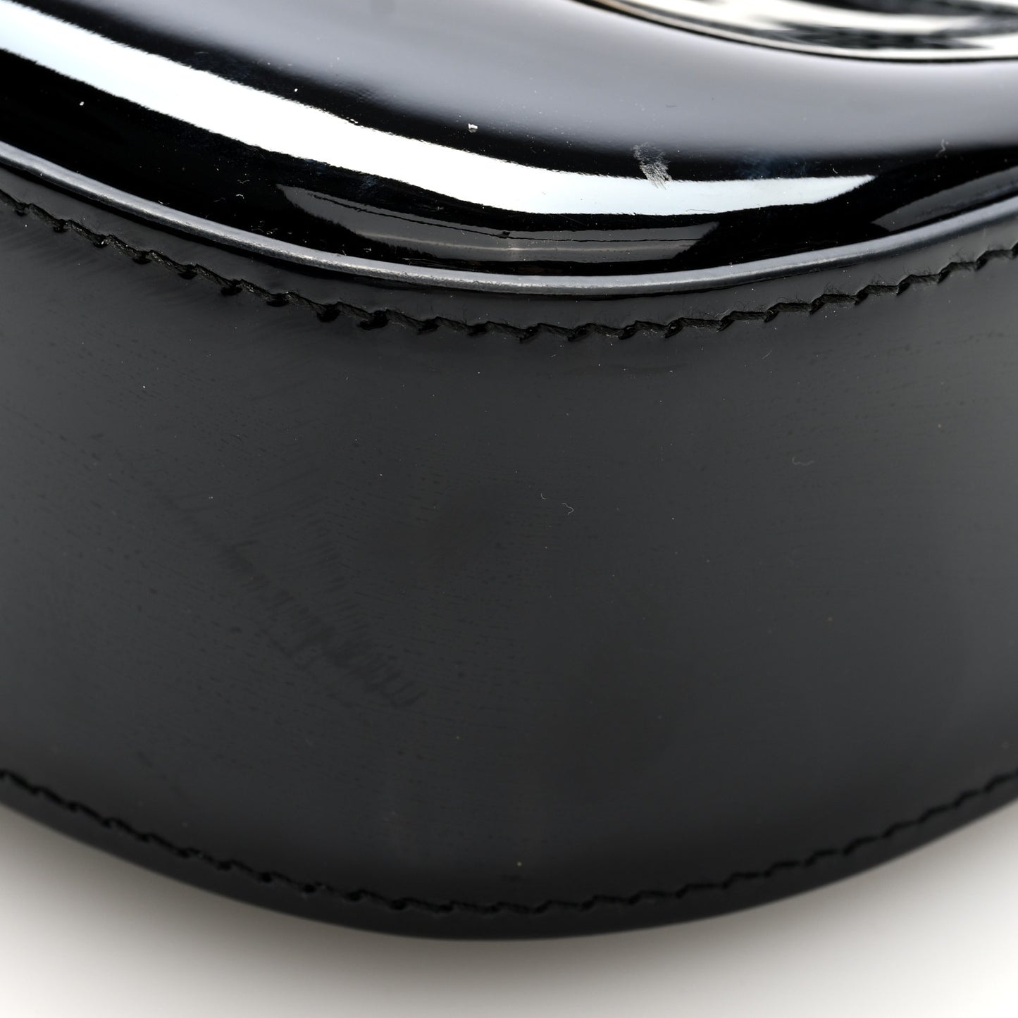 Patent Mini Hobo Black