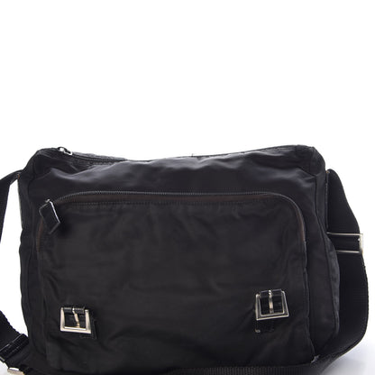 Prada Nylon Vela Messenger Bag Black 13 of 20