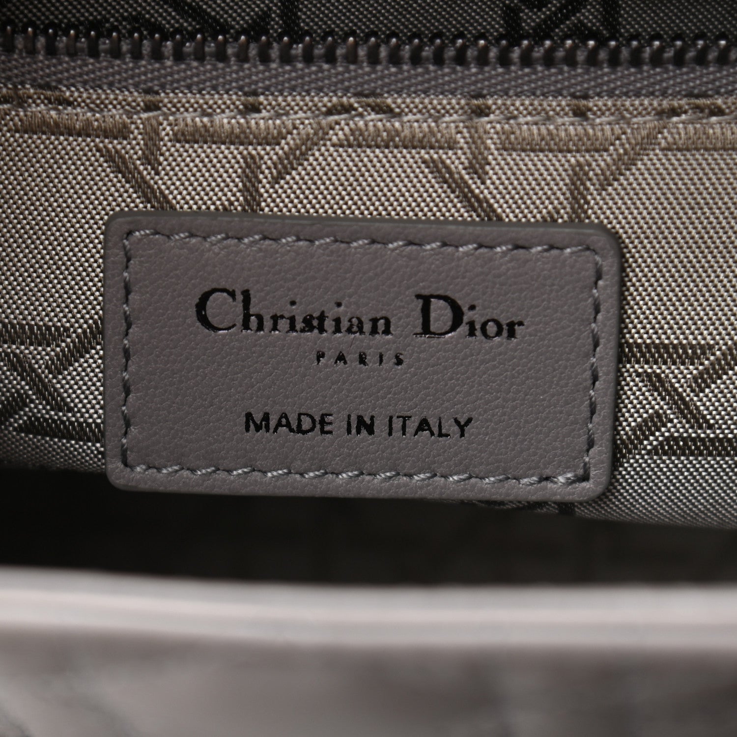 Christian Dior Lambskin Cannage Small My ABCDior Lady Dior Grey 6 of 11