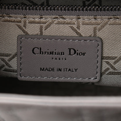 Christian Dior Lambskin Cannage Small My ABCDior Lady Dior Grey 6 of 11