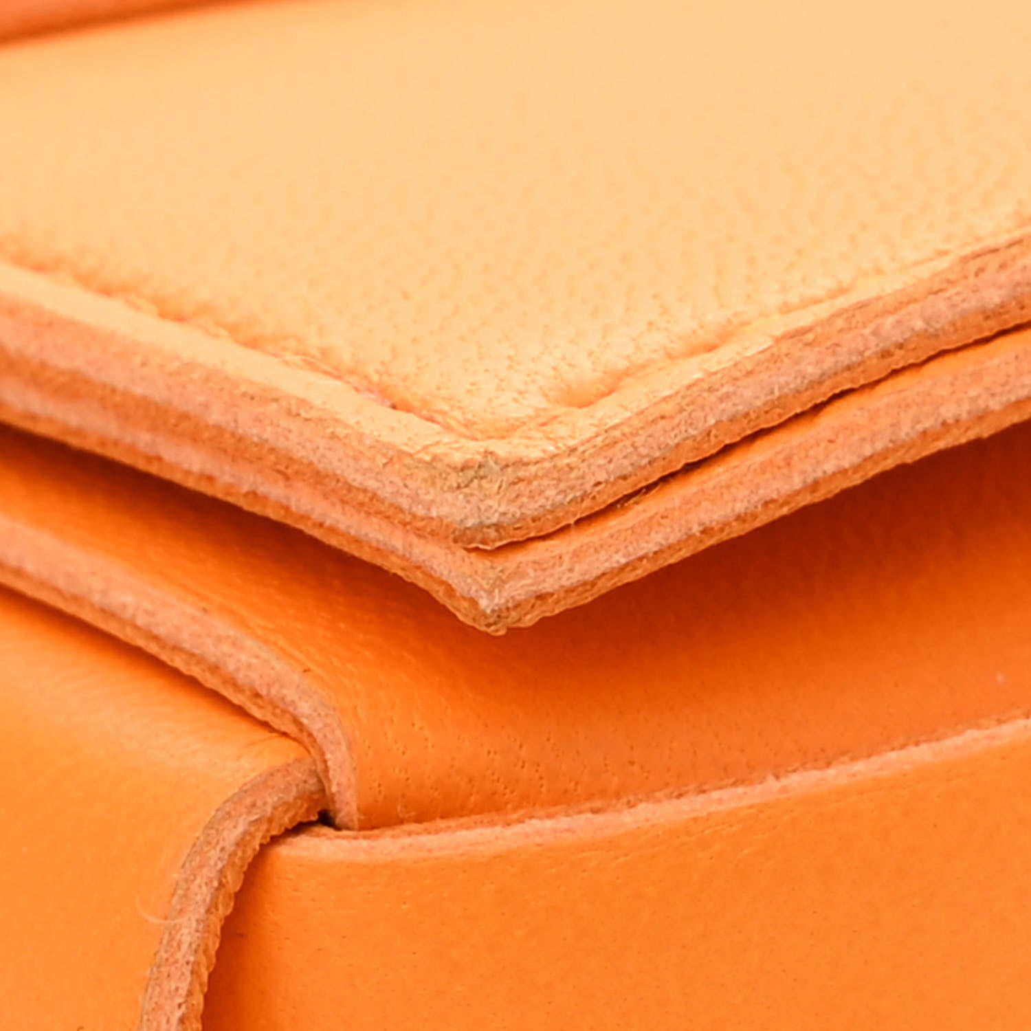 Bottega Veneta Lambskin Maxi Intrecciato Extra Mini Cassette Crossbody Bag Tangerine 10 of 11