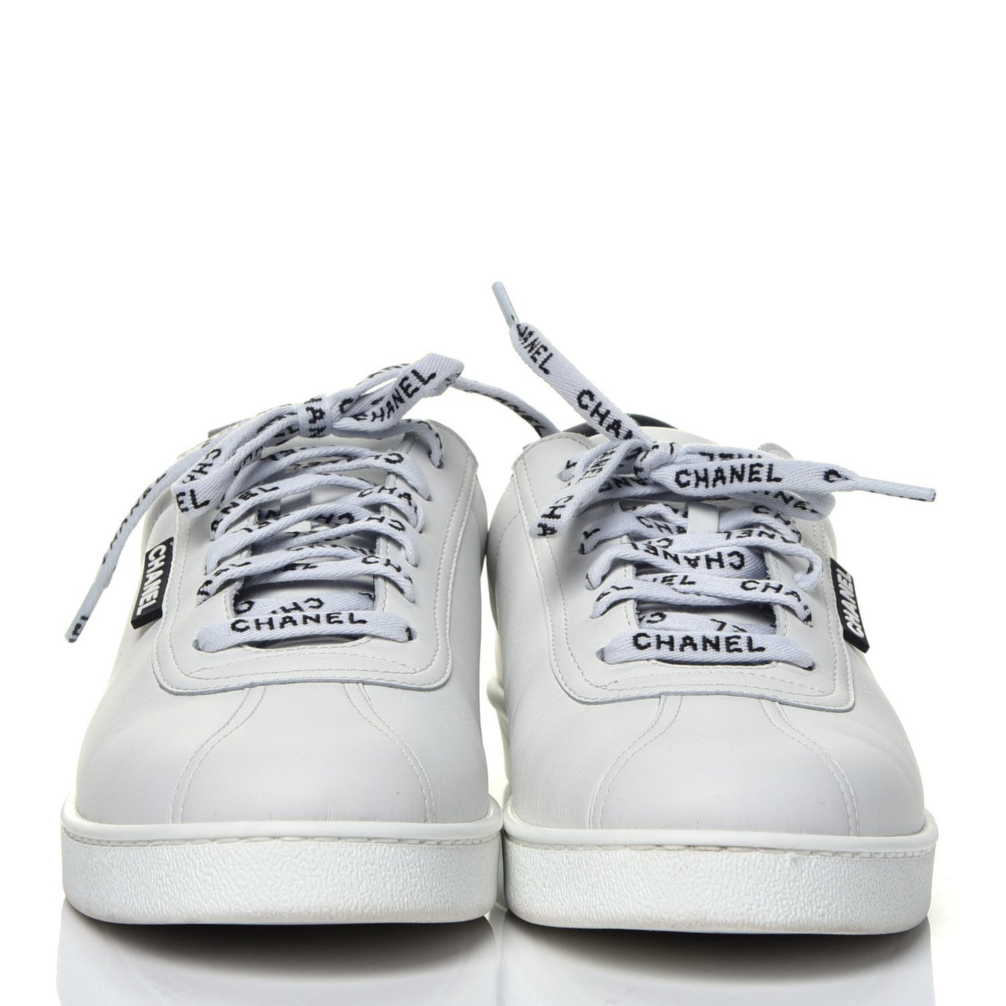 Calfskin CC Womens Sneakers 41 White