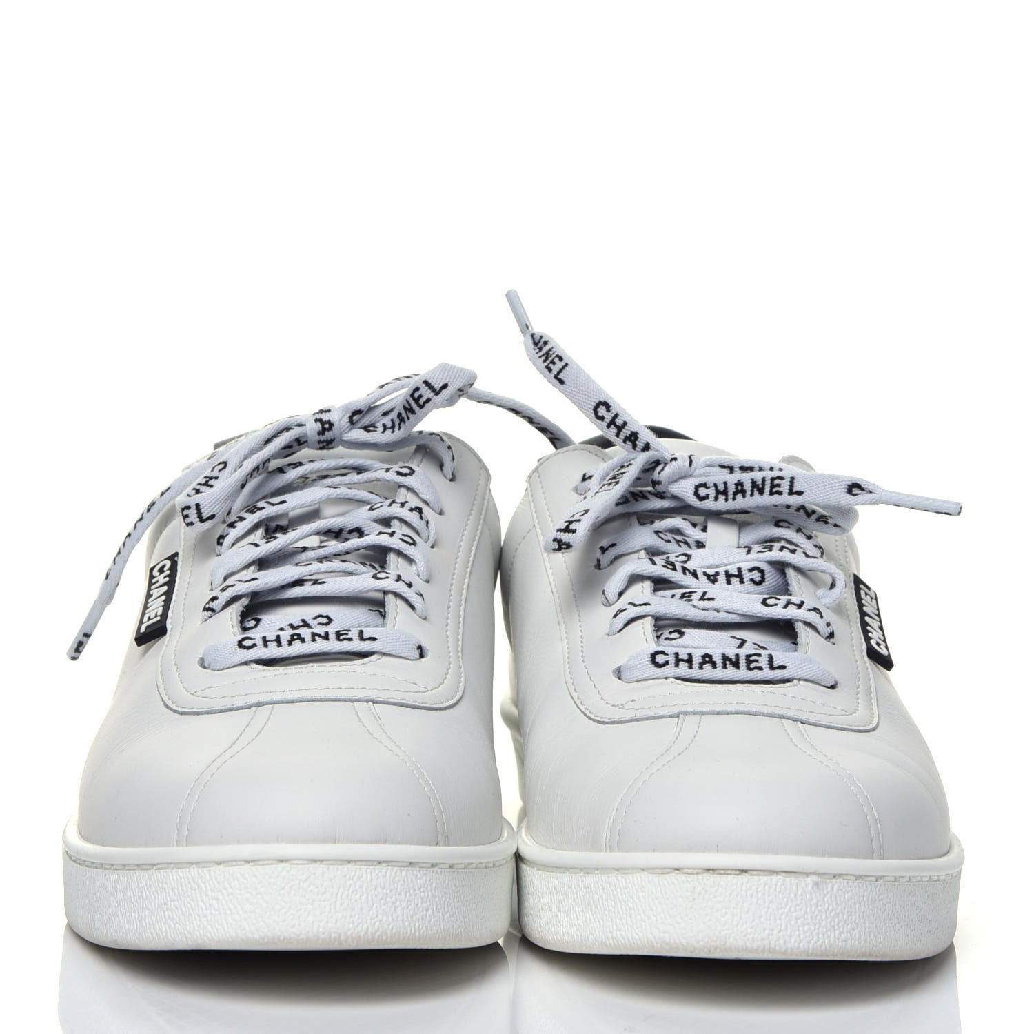 Chanel Calfskin CC Womens Sneakers 41 White 2 of 10