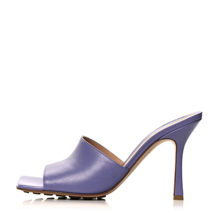 Bottega Veneta Lambskin Stretch Mule Sandals 39.5 Lavender 1 of 10
