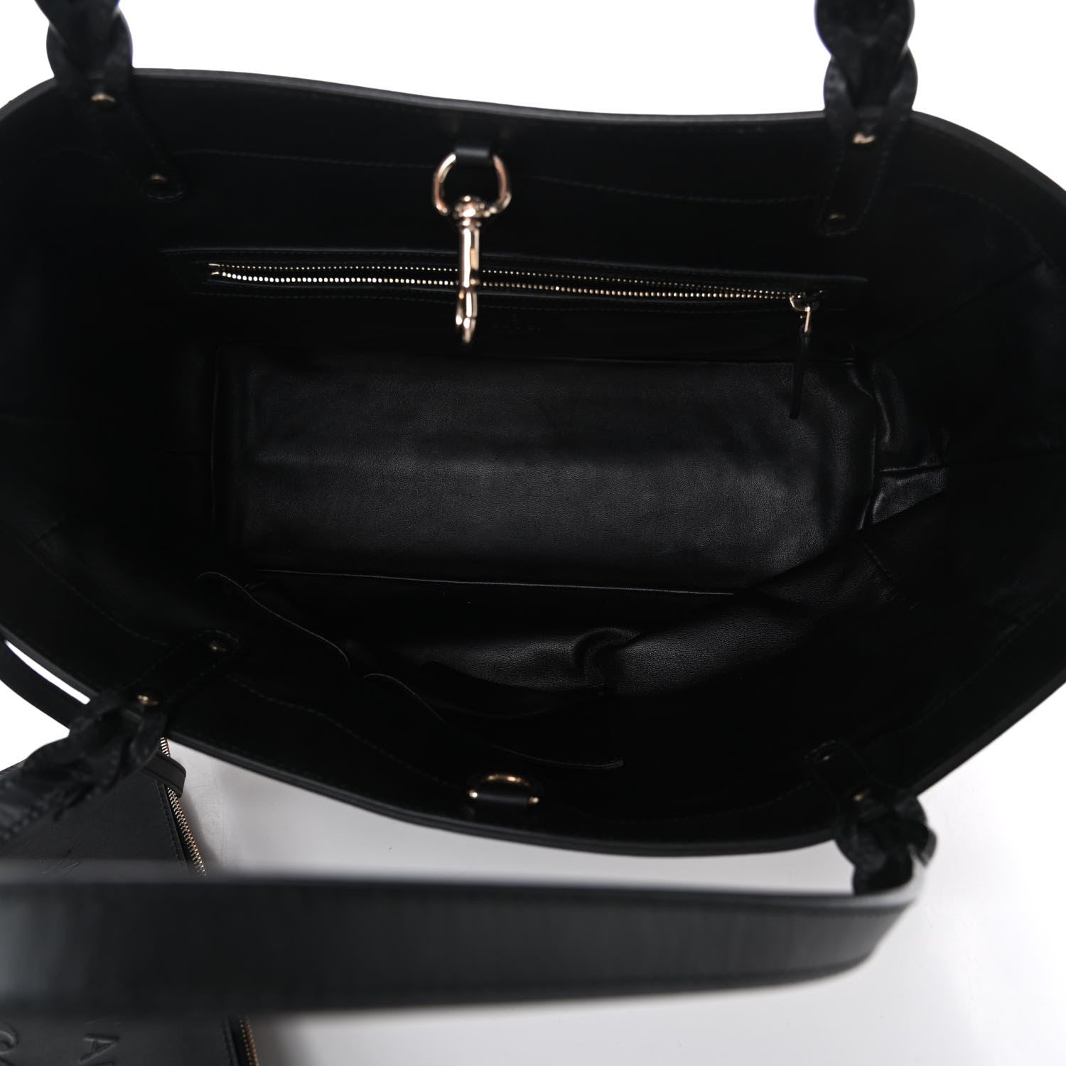 Gucci Calf Hair Zebra Print Medium Craft Tote Black 5 of 9