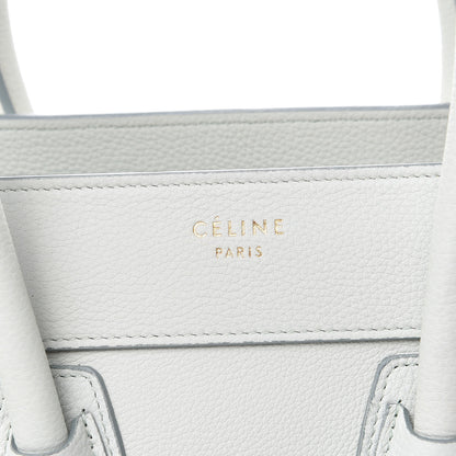 Celine Drummed Calfskin Micro Luggage Jade 9 of 12