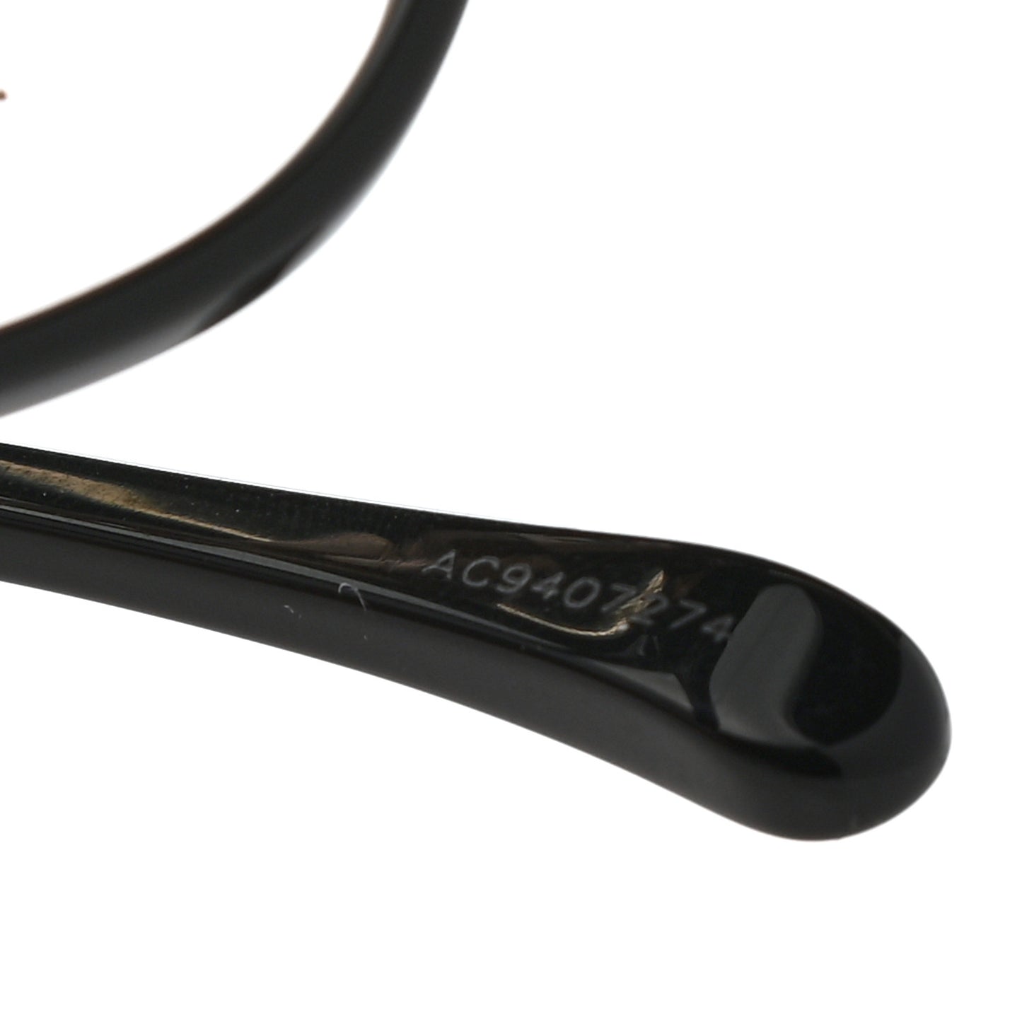 Lambskin Chain Eyeglasses Frames 3221-Q Black