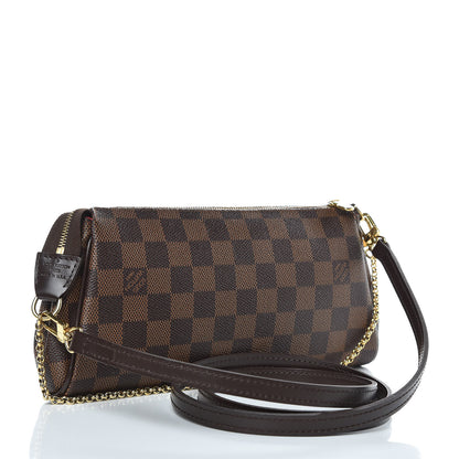 Louis Vuitton Damier Ebene Eva Clutch 3 of 9