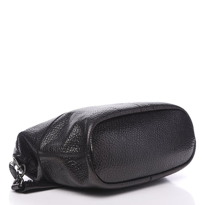 Givenchy Glazed Pebbled Calfskin Large Nightingale Black 3 of 11