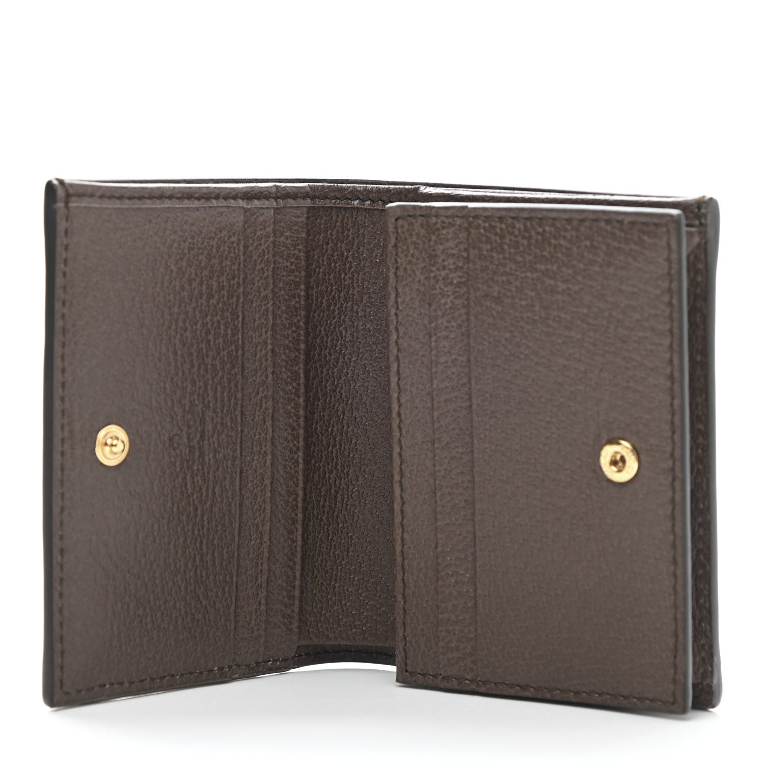 Gucci GG Supreme Monogram Web Ophidia Card Case Beige New Acero 5 of 8