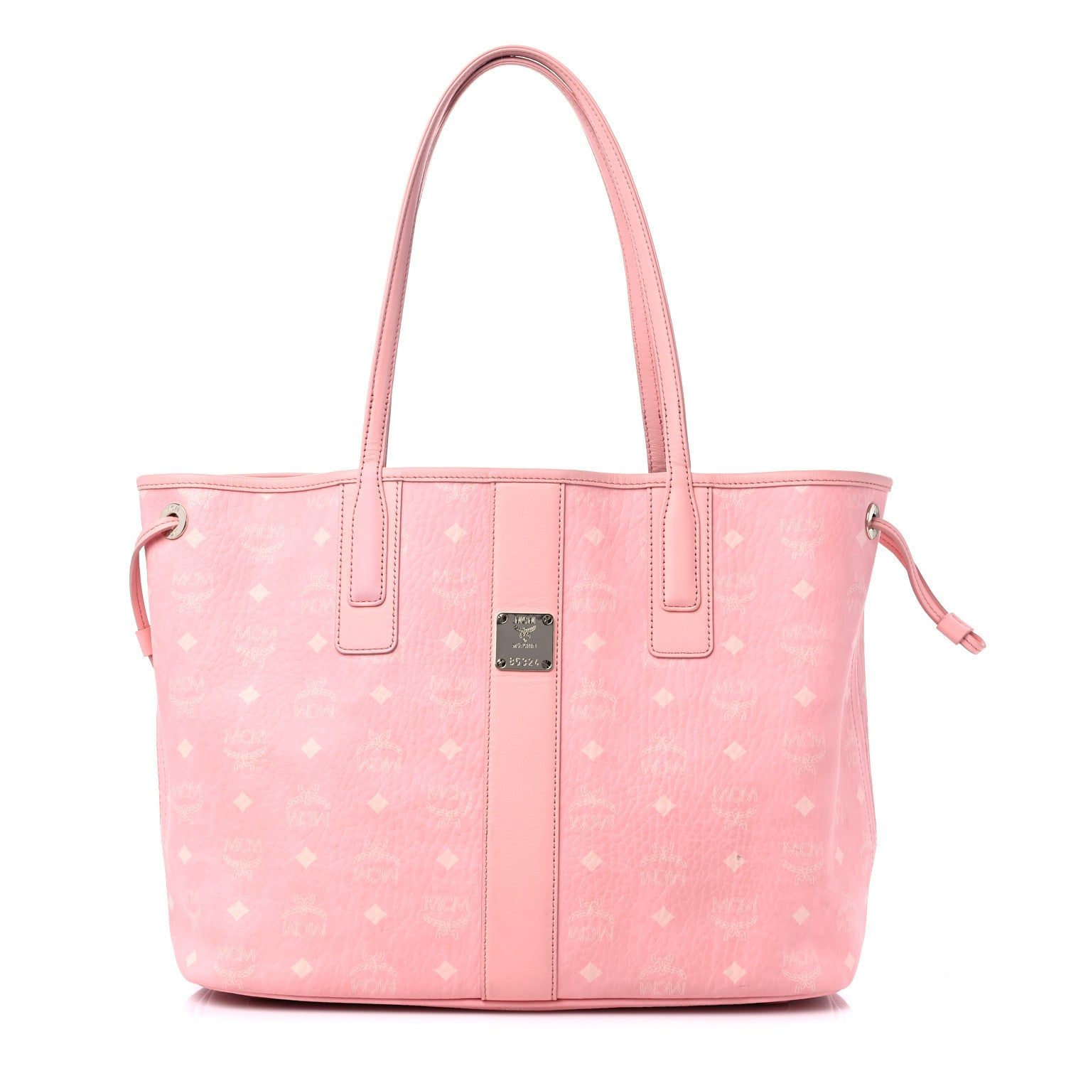 MCM Visetos Medium Liz Reversible Shopper Tote Pink 1 of 13