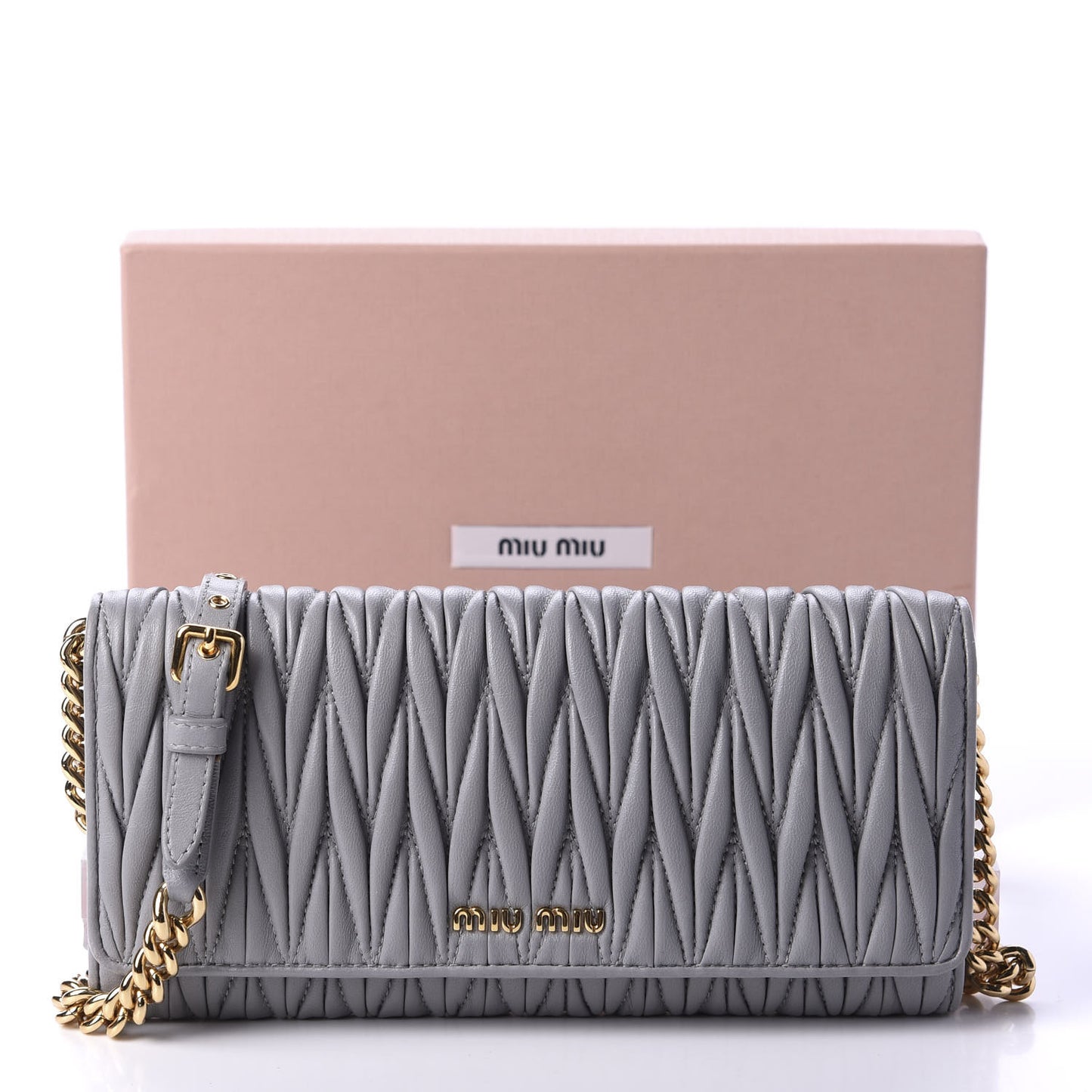 Nappa Matelasse Wallet On Chain Marmo
