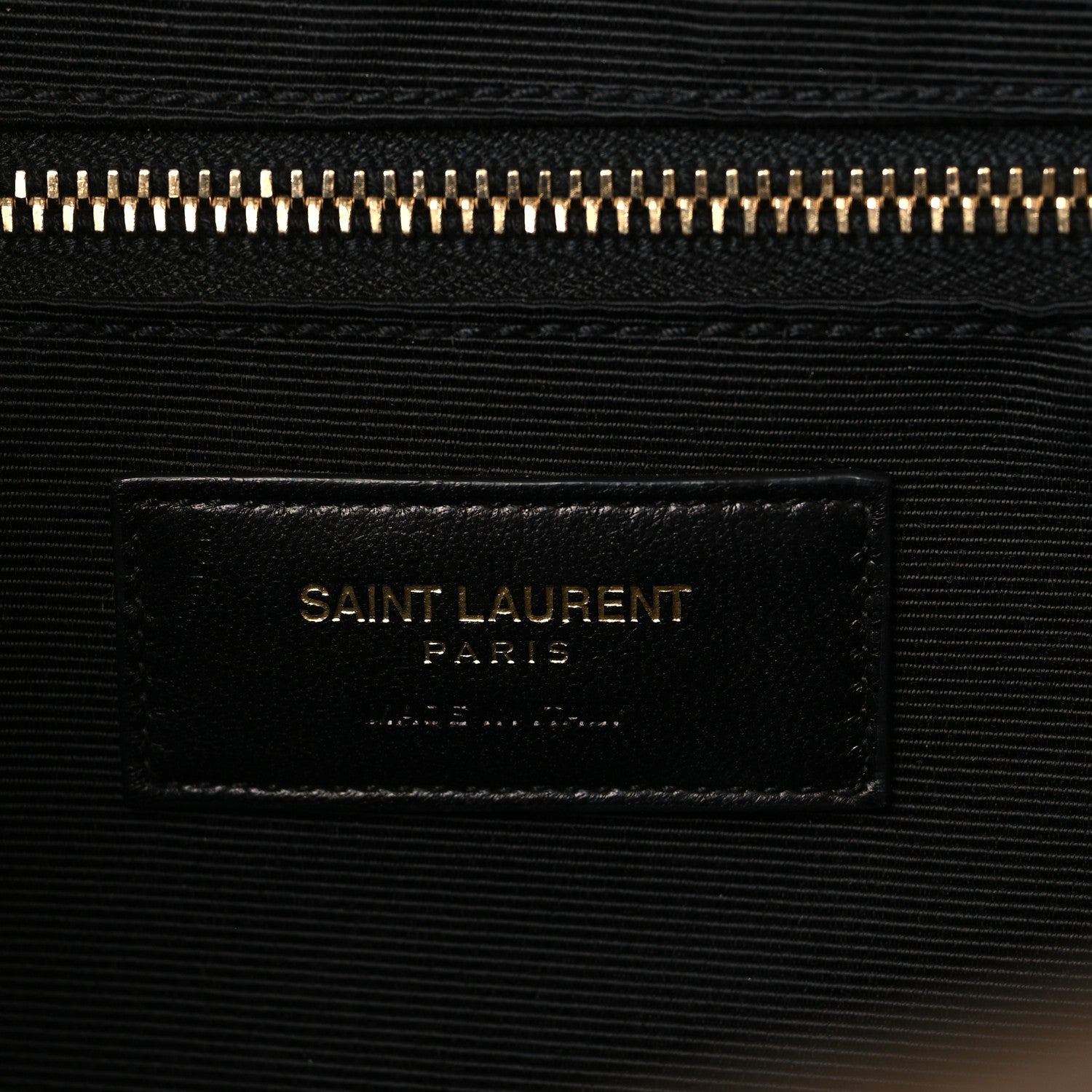 Saint Laurent Grain De Poudre Matelasse Chevron Large Monogram Satchel Dark Beige 6 of 10