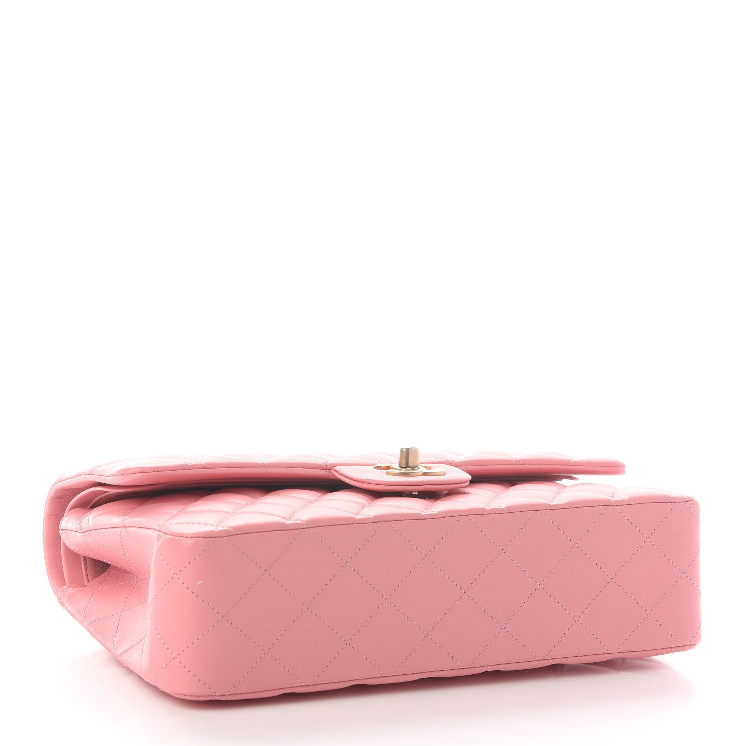 Chanel Lambskin Quilted Medium Double Flap Pink 4 of 9