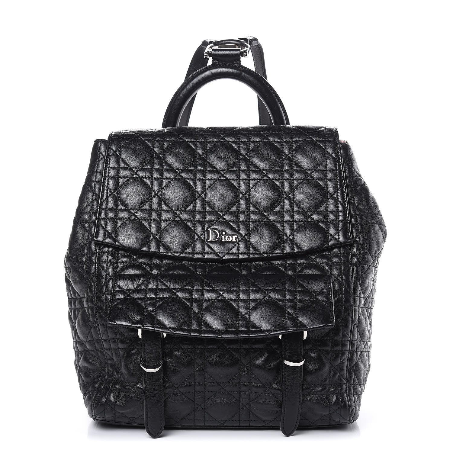 Christian Dior Lambskin Cannage Large Stardust Backpack Black 1 of 13