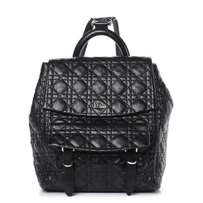 Christian Dior Lambskin Cannage Large Stardust Backpack Black 1 of 13