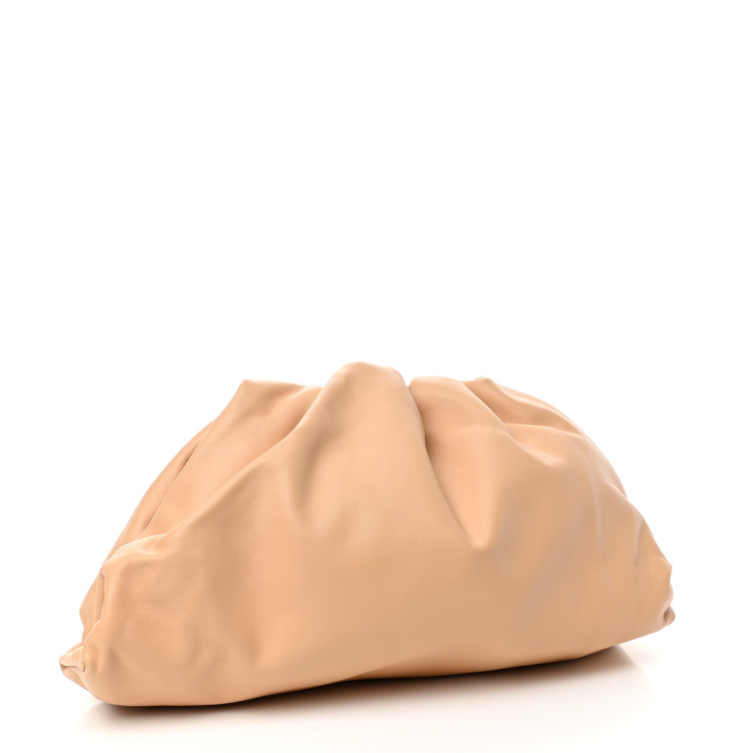 Bottega Veneta Smooth Butter Calf The Pouch Oversized Clutch Nude 3 of 8