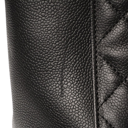 Chanel Caviar Quilted Large CC Box Shopping Tote Black 12 of 12