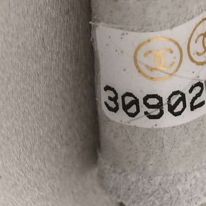 Chanel Lambskin Quilted Chain Around Clutch White Black 7 of 9