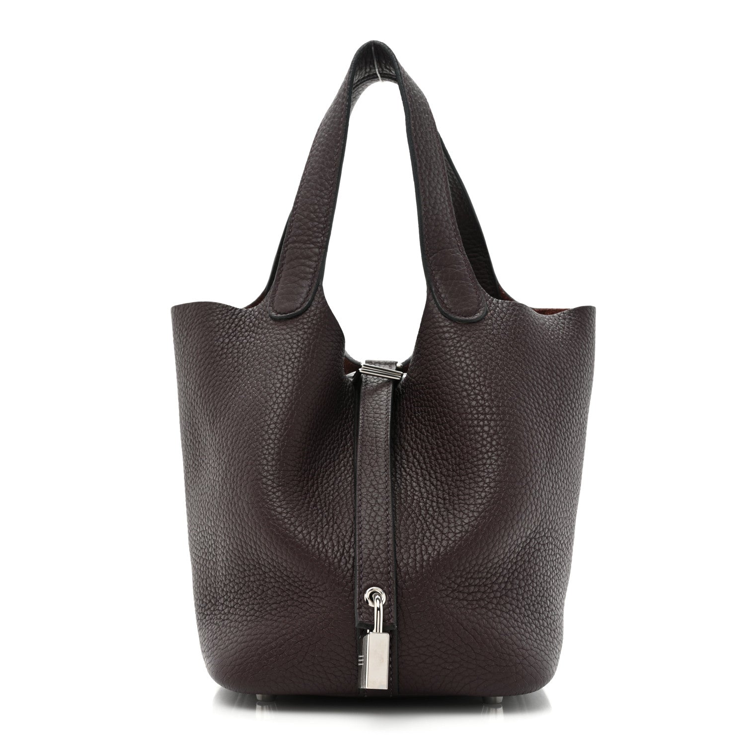 Hermes Taurillon Clemence Picotin Lock 18 PM Rouge Sellier 1 of 11