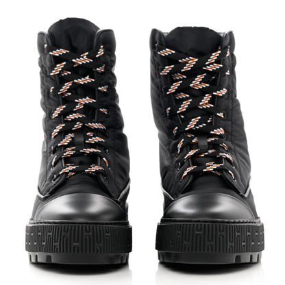 Hermes Calfskin Parachute Fresh Ankle Boots 38 Black 2 of 11