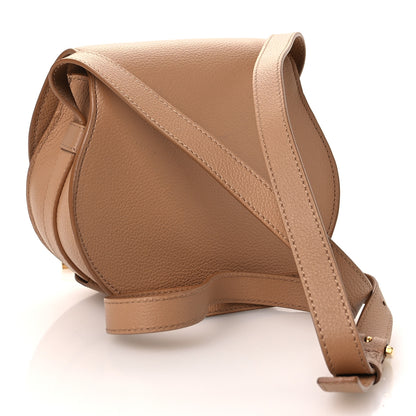 Chloe Grained Calfskin Small Marcie Saddle Bag Light Tan 3 of 10