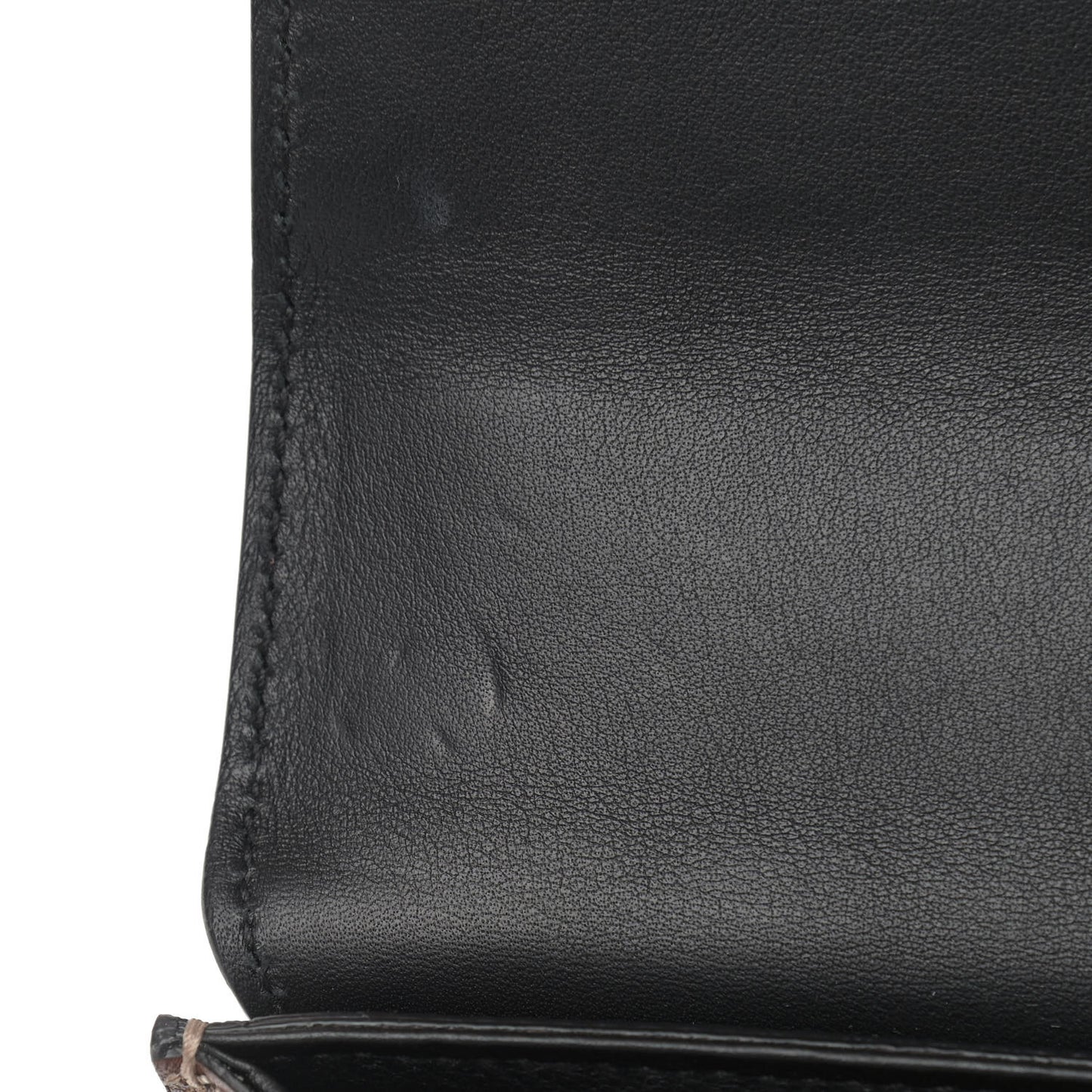 GG Supreme Monogram Calfskin Small Padlock Shoulder Bag Beige Black Cuir