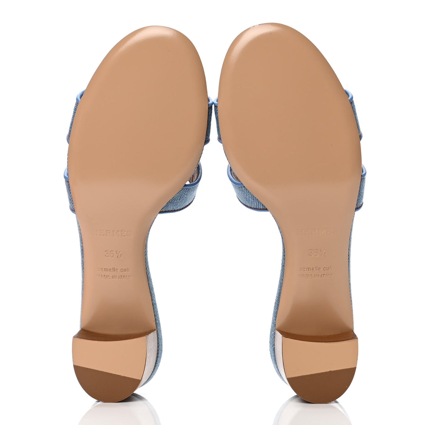 Denim Oasis Sandals 36.5 Bleu Clair