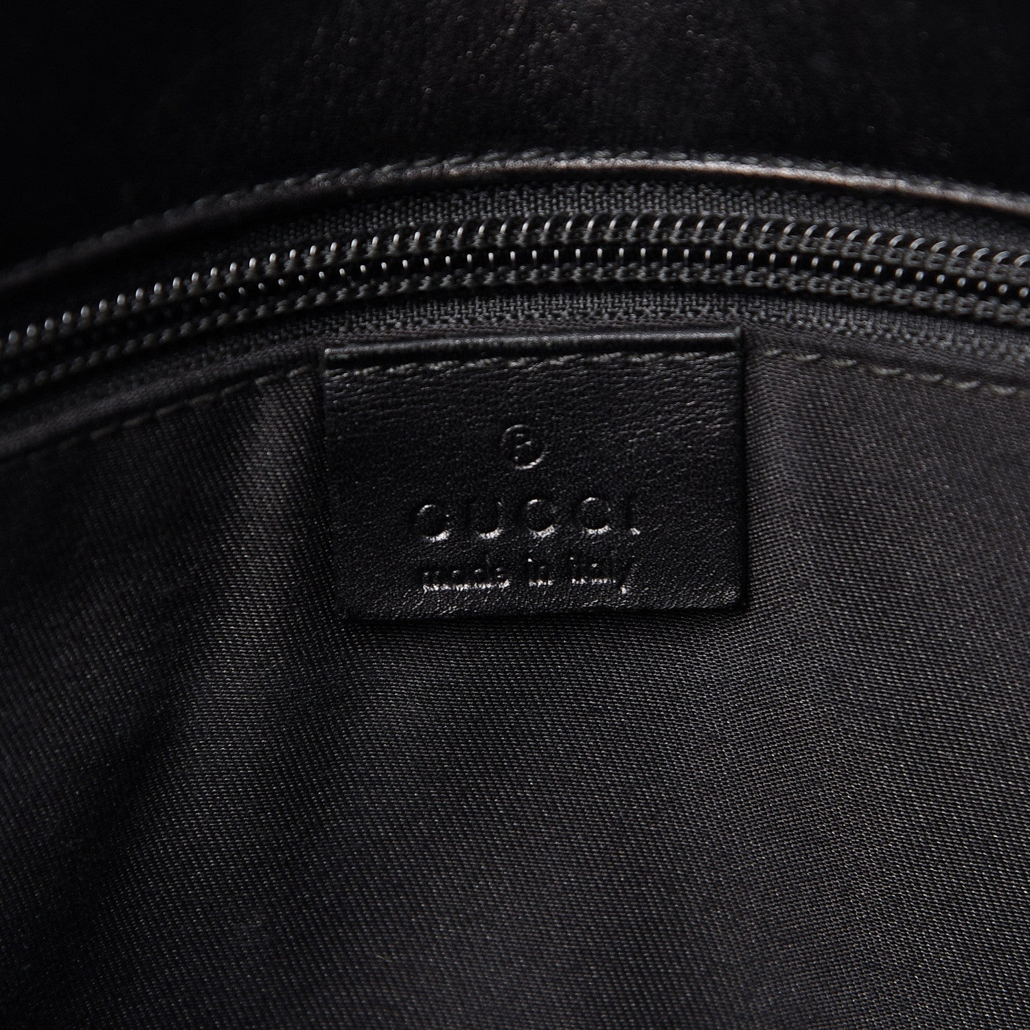 Gucci Guccissima Flap Messenger Bag Black 6 of 10