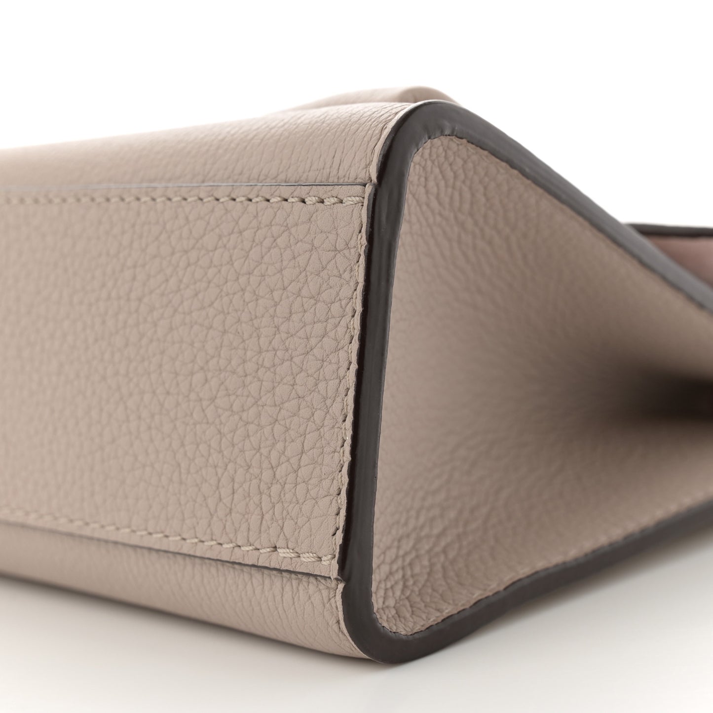 Soft Calfskin Mylockme Chain Bag BB Greige