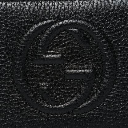 Gucci Pebbled Calfskin Soho Zip Around Wallet Black 8 of 8