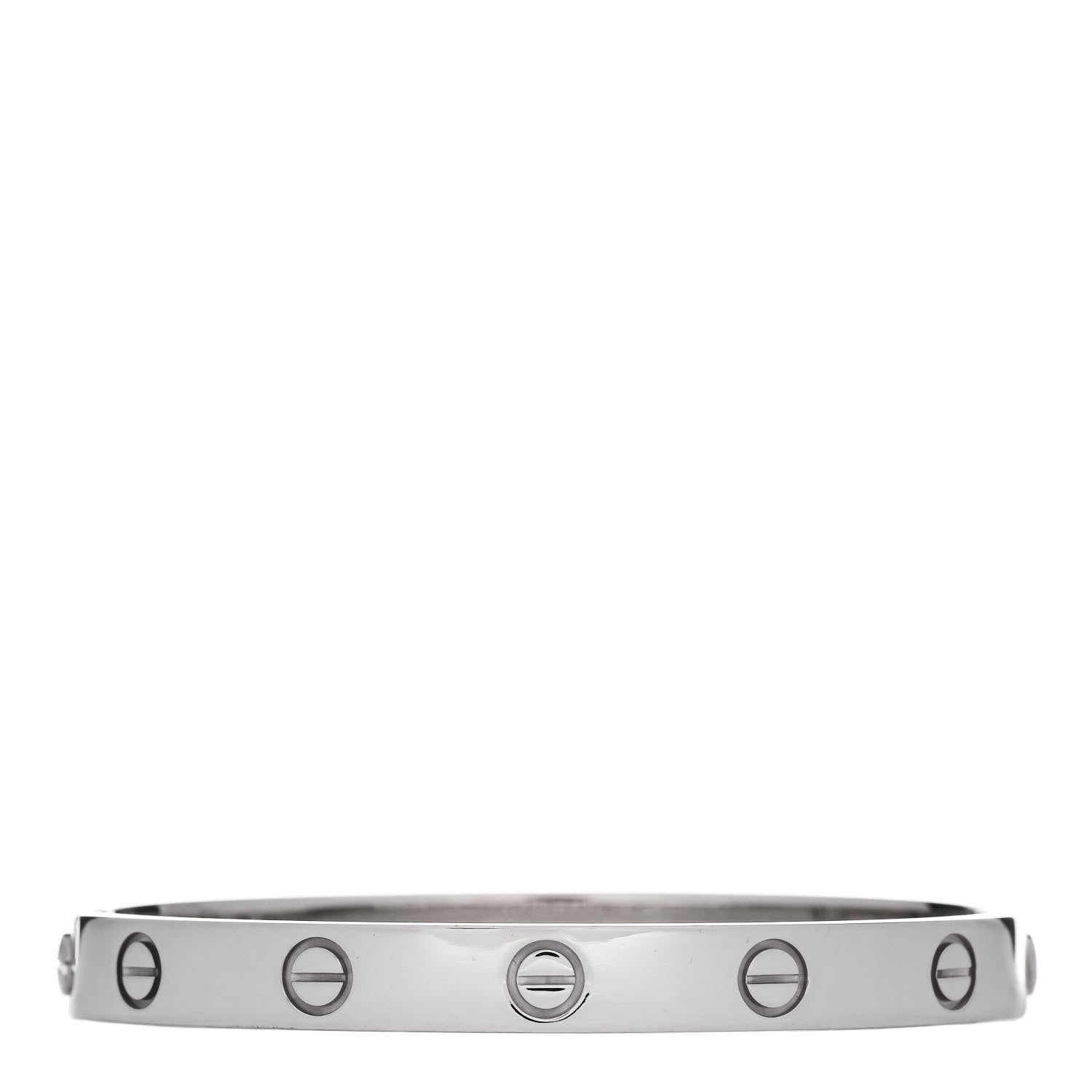 Cartier 18K White Gold LOVE Bracelet 16 1 of 9
