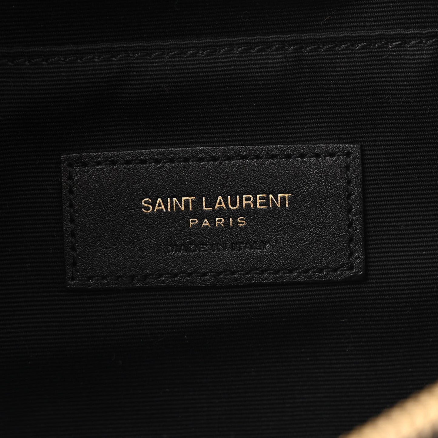 Grain De Poudre Monogram Belt Bag Black