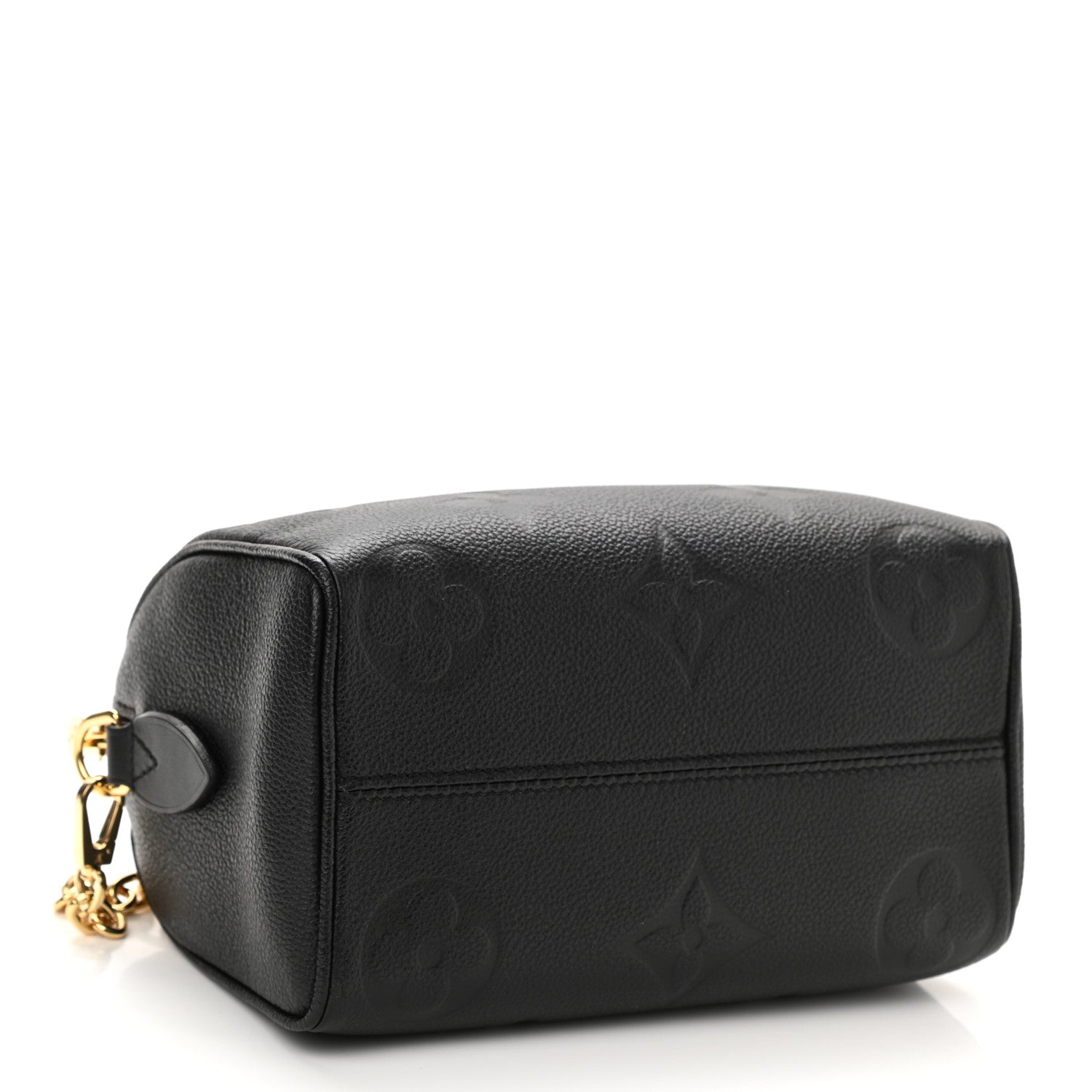 Louis Vuitton Empreinte Monogram Giant Speedy Bandouliere 20 Black 4 of 10