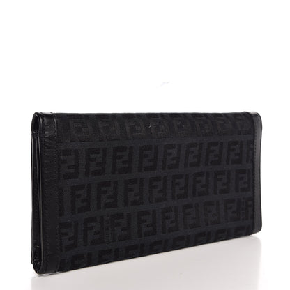 Fendi Zucchino Continental Wallet Black 3 of 8