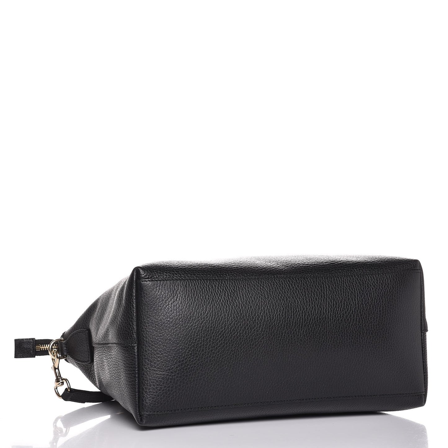 Dollar Calfskin GG Charm Dome Satchel Black