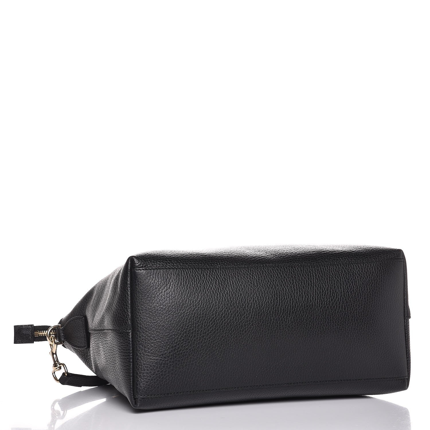 Gucci Dollar Calfskin GG Charm Dome Satchel Black 5 of 8